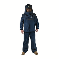 LAN4 Series Arc Flash Hood, Coat, & Bib Suit Set with HVSL