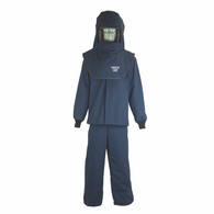 LAN4 Series Arc Flash Hood, Coat, & Bib Suit Set with HVS