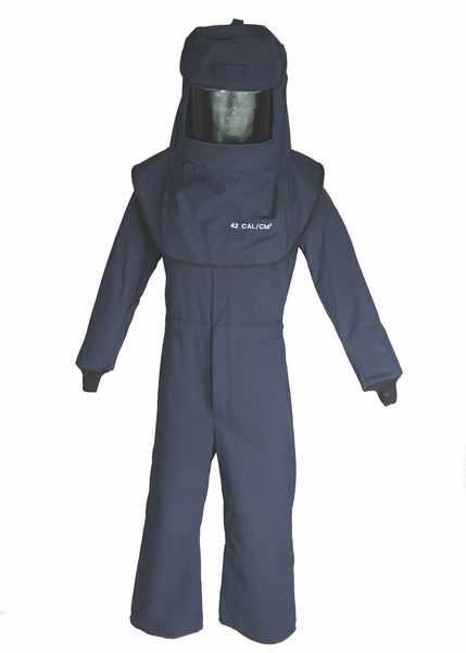 LNS4 Series Arc Flash Hood & Coverall Suit Set